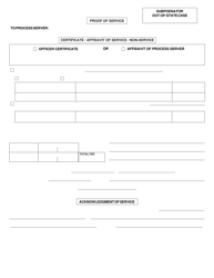 Form CC11A Subpoena for Out-of-State Case - Michigan, Page 2