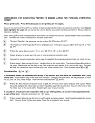 Form CC378 Motion and Order to Dismiss Action for Personal Protection Order - Michigan, Page 3