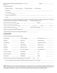 Form CC320 Domestic Relations Verified Financial Information Form - Michigan, Page 2