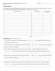 Form CC320 Domestic Relations Verified Financial Information Form - Michigan, Page 5