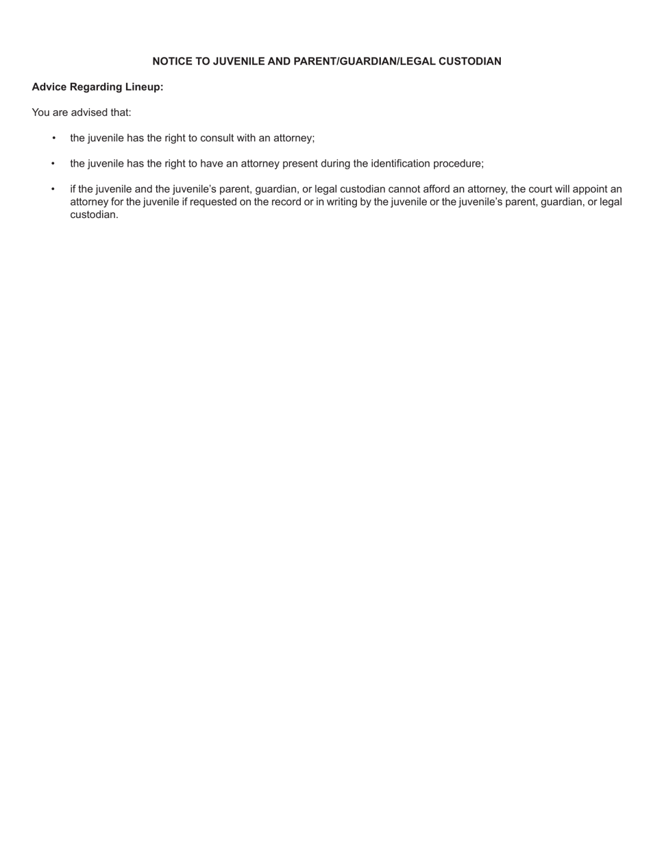 Form JC16 Request and Order for Biometric Data Collection / Photographing / Lineup - Michigan, Page 2