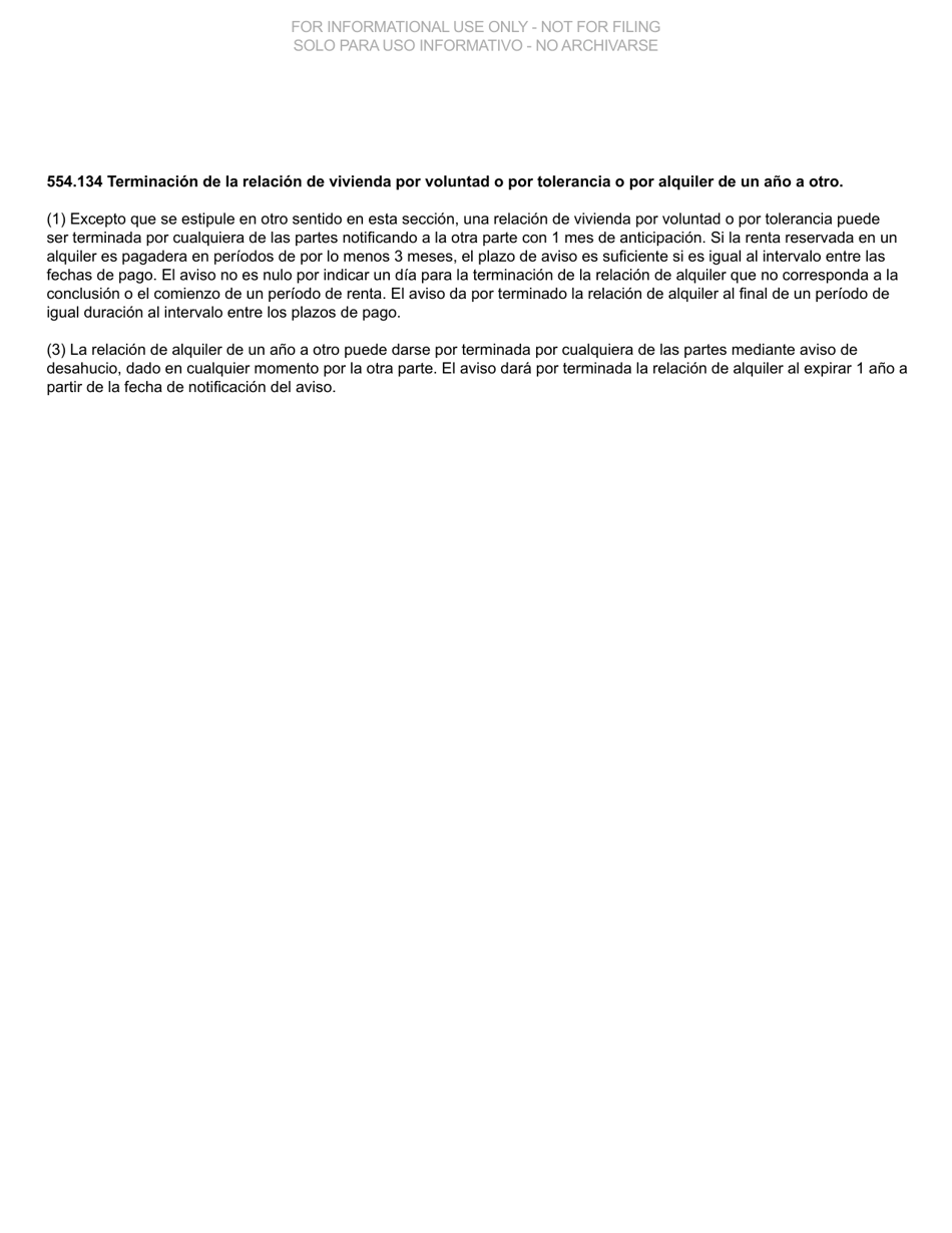 Formulario DC100C Aviso De Desahucio Para Recuperar La Posesion De La Propiedad, Propietario-Inquilino - Michigan (Spanish), Page 3