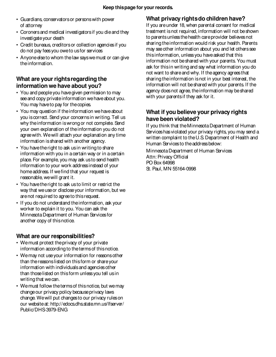Form DHS-5223F-ENG Supplemental Nutrition Assistance Program (Snap) Application for Seniors (Individuals and Couples Age 60 and Older) - Minnesota, Page 10