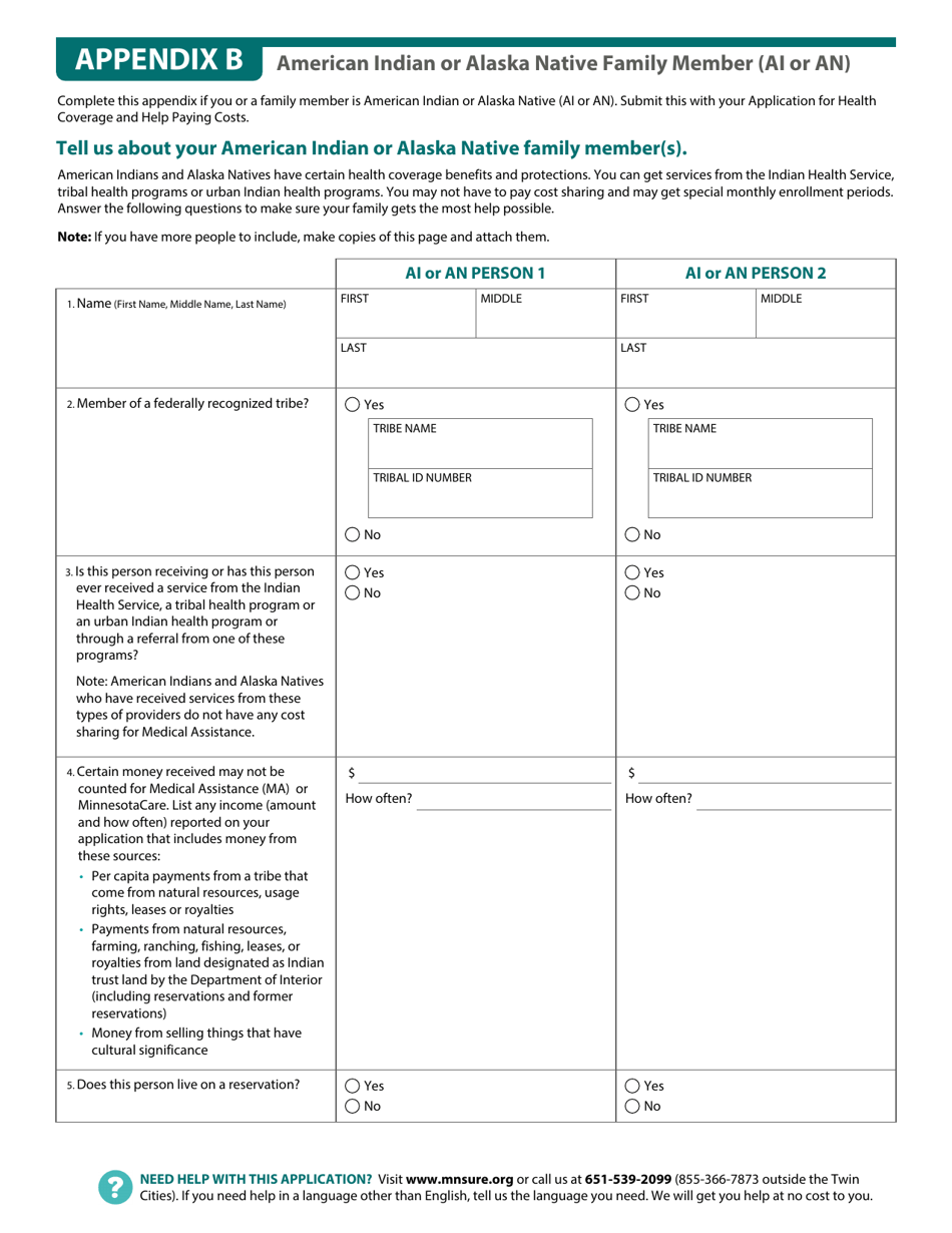 Form DHS-6696-ENG Application for Health Coverage and Help Paying Costs - Minnesota, Page 25