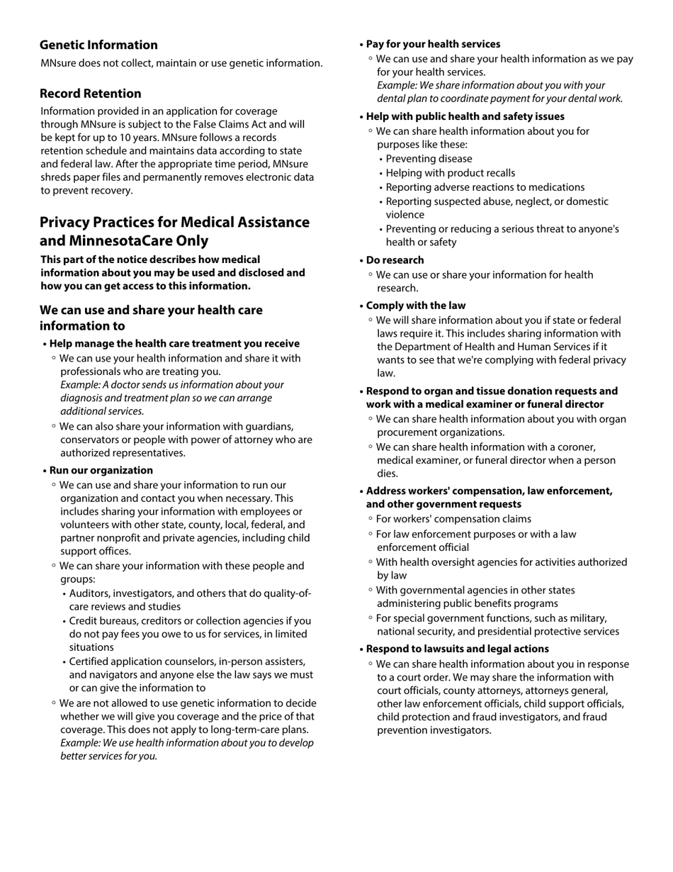 Form DHS-6696-ENG Application for Health Coverage and Help Paying Costs - Minnesota, Page 29
