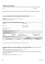 Form DHS-4258-ENG Minnesota Adoption and Child Foster Care Application - Minnesota, Page 2