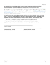 Form DHS-7749A Swimming Pool Permission Form - Minnesota, Page 2
