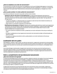 Formulario DHS-1958-SPA Solicitud De Servicios De Manutencion Y Cobros - Minnesota (Spanish), Page 6