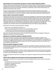 Formulario DHS-1958-SPA Solicitud De Servicios De Manutencion Y Cobros - Minnesota (Spanish), Page 7