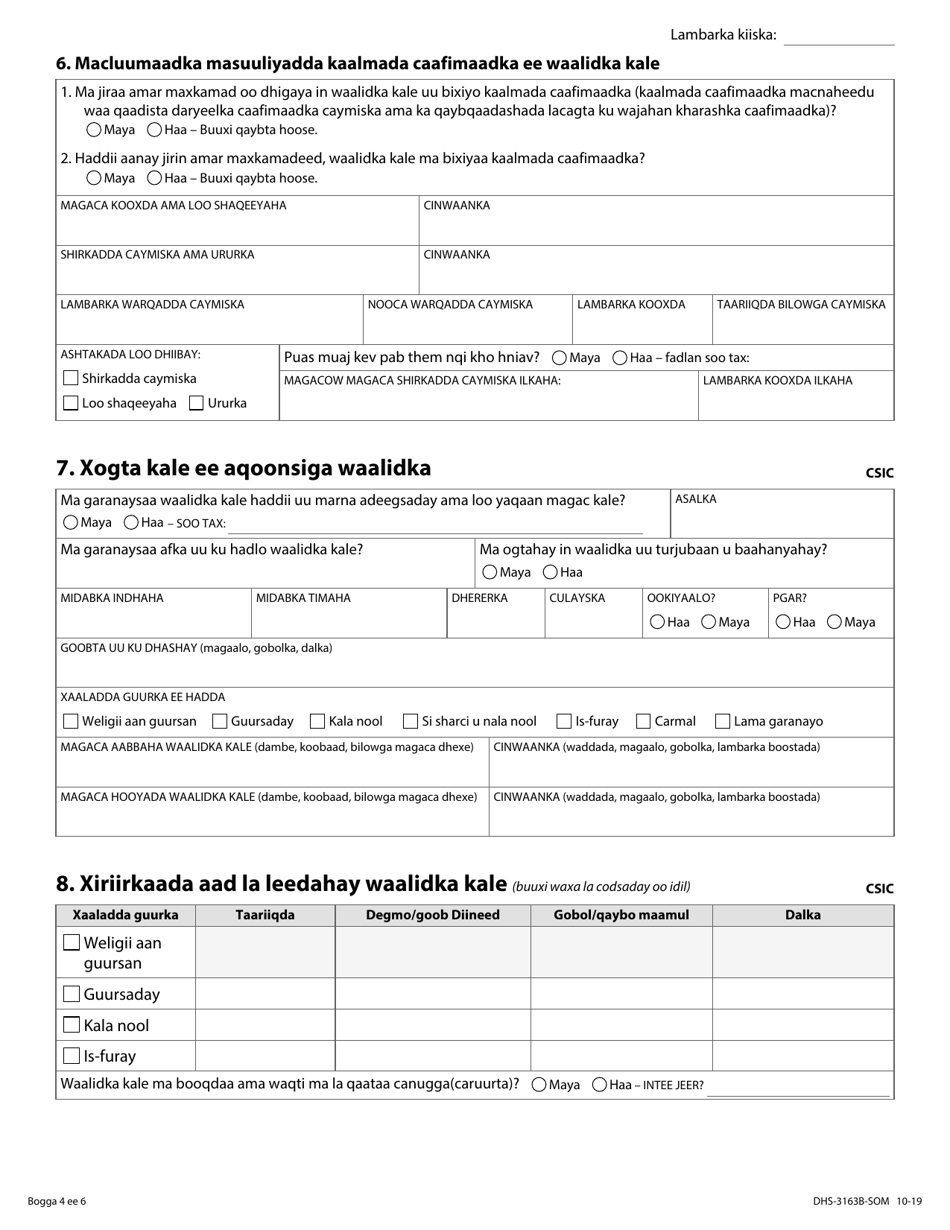 Form DHS-3163B-SOM Referral to Support and Collections - Minnesota (Somali), Page 4