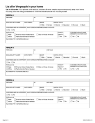 Form DHS-3478-ENG Application for Title IV'&quot;e Foster Care - Minnesota, Page 4