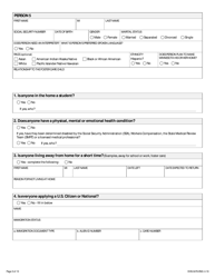 Form DHS-3478-ENG Application for Title IV'&quot;e Foster Care - Minnesota, Page 5