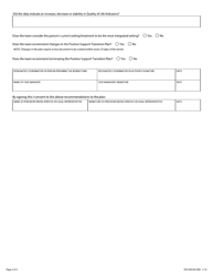 Form DHS-6810A Positive Support Transition Plan Review - Minnesota, Page 2