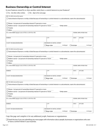 Form DHS-5259-ENG Disclosure of Ownership and Control Interest of an Entity - Minnesota, Page 3