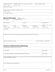 Form DHS-4045-ENG Specialized Wound Therapy Authorization Form - Minnesota, Page 2