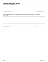 Form DHS-4045-ENG Specialized Wound Therapy Authorization Form - Minnesota, Page 3