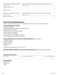 Form DHS-4535 Augmentative Communication Devices and Accessories Authorization Form - Minnesota, Page 2
