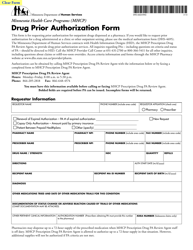 Document preview: Form DHS-4424-ENG Drug Prior Authorization Form - Minnesota