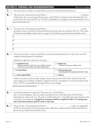 Form DHS-3457-ENG Evaluative Report - Level II Preadmission Screening (Pas) for Persons With Mental Illness - Minnesota, Page 3