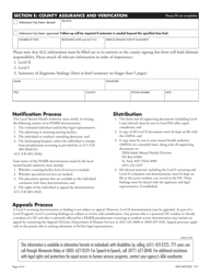 Form DHS-3457-ENG Evaluative Report - Level II Preadmission Screening (Pas) for Persons With Mental Illness - Minnesota, Page 4