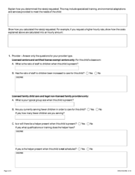 Form DHS-4194 Special Needs Rate Variance Request &quot; Parent and Provider Request - Minnesota, Page 4