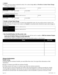Form DHS-7196-ENG Ccap Provider Registration Change Form - Minnesota, Page 4