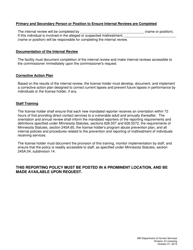 Maltreatment of Vulnerable Adults Reporting Policy for DHS Licensed Programs - Minnesota, Page 2