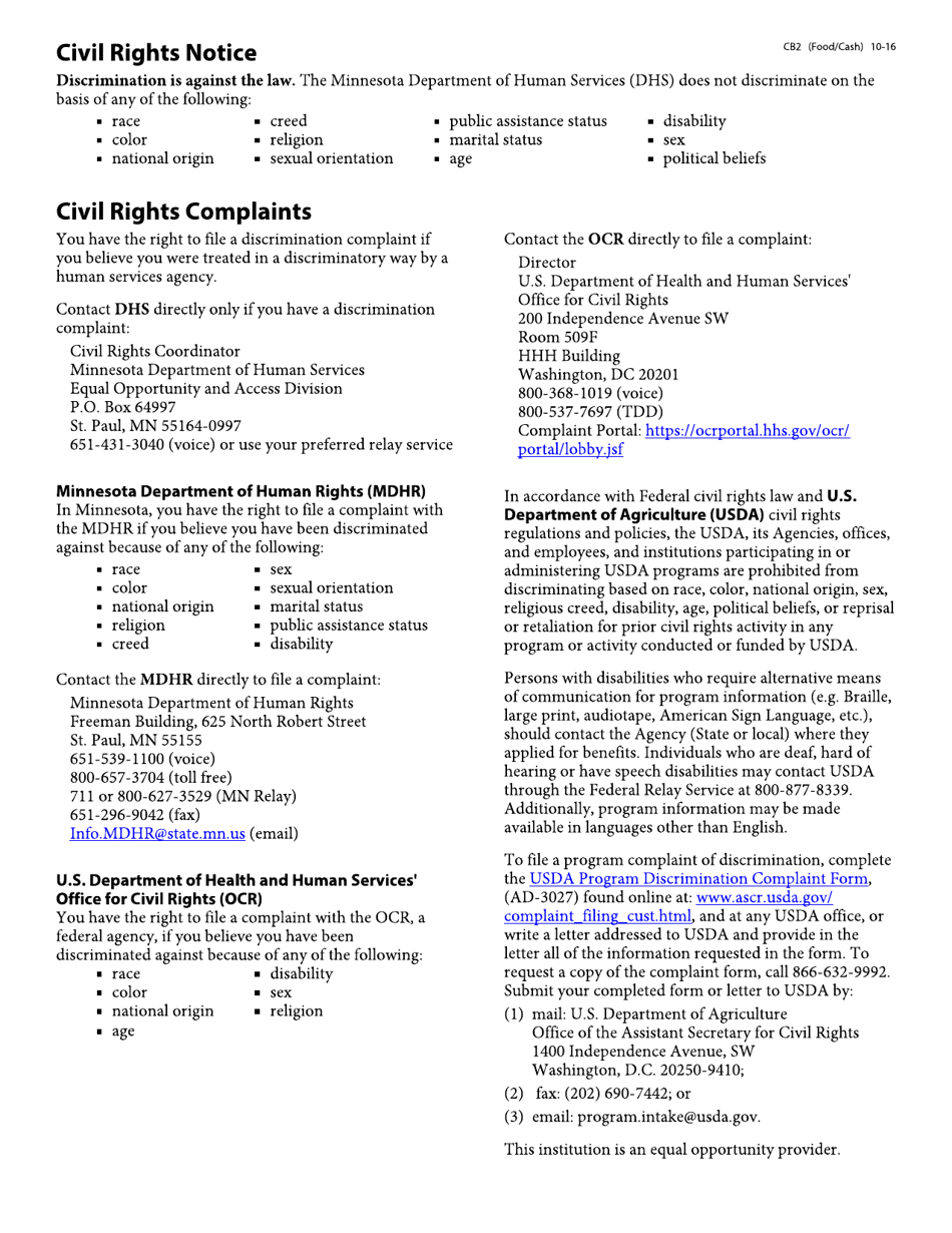 Form DHS-5223E-ENG Minnesota Transition Application Form - Minnesota, Page 7