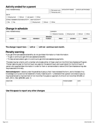 Form DHS-4794-ENG Child Care Assistance Program (Ccap) - Change Report Form - Minnesota, Page 4