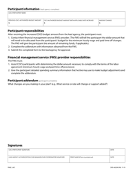 Form DHS-6633A CDCs Community Support Plan Addendum With 2019/20 Budget Increases - Minnesota, Page 2