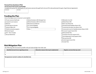 Form DHS-6791B-ENG Community Support Plan With Coordinated Services and Supports Plan - Minnesota, Page 21