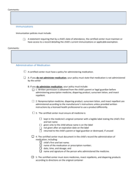 Guidelines for Developing Policies and Procedures for Certified Centers - Minnesota, Page 2