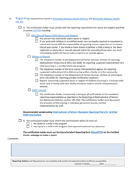 Guidelines for Developing Policies and Procedures for Certified Centers - Minnesota, Page 5