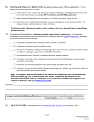 &quot;Guidelines for Developing Policies and Procedures for Licensed Child Care Centers (Rule 3 Programs)&quot; - Minnesota, Page 7