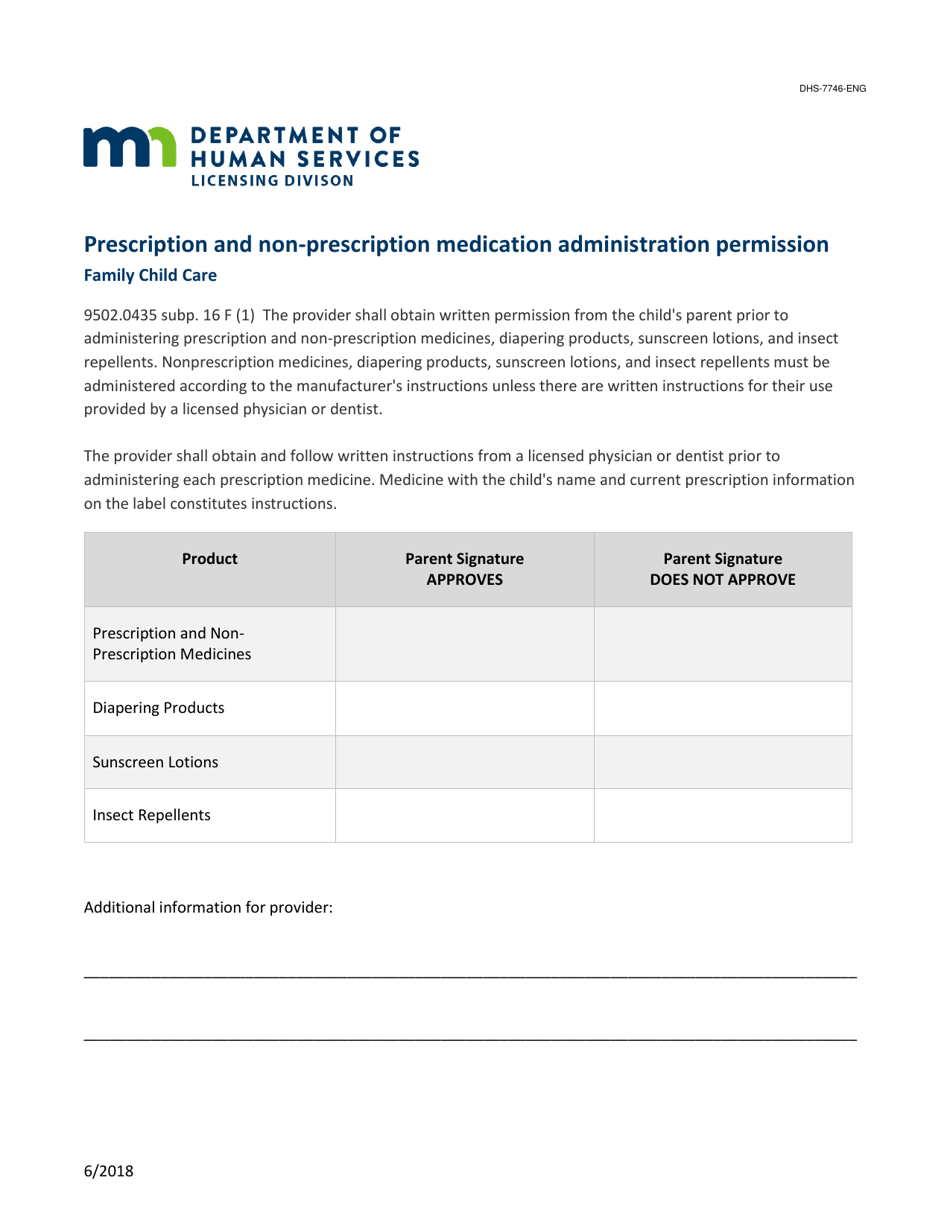 Form DHS-7746-ENG - Fill Out, Sign Online and Download Printable PDF ...