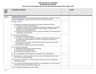 Form DHS-7652N-ENG Self-monitoring Checklist for Licensed Hcbs Providers: Physical Environment for Community Residential Setting - Minnesota, Page 5