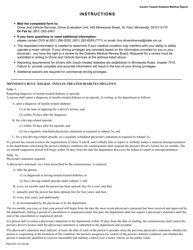 Form PS31077-15 Insulin-Treated Diabetes Mellitus Report - Minnesota, Page 2
