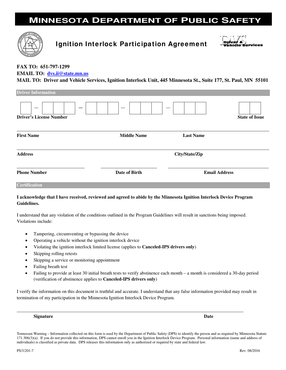 Form PS312017 Fill Out, Sign Online and Download Printable PDF