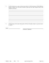Form ADO404 Notice of Motion and Motion to Intervene as a Party - Minnesota, Page 2