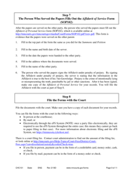 Form CHC101 Instructions - Establishing Custody and Parenting Time for Unmarried Parents Who Have Filed a Recognition of Parentage - Minnesota, Page 9