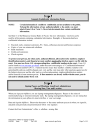 Form CHC301 Instructions - Motion to Change Custody - Minnesota, Page 7