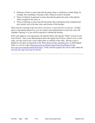 Form CHC106 Instructions - Joint Petition for Establishing Child Custody, Parenting Time, and Child Support - Minnesota, Page 20