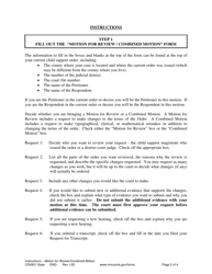 Form CSX801 Instructions - Motion for Review/Combined Motion - Minnesota, Page 2
