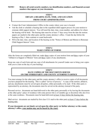 Form CSX1301 Instructions - Motion to Reinstate Child Support Interest - Minnesota, Page 2