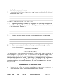 Form CSX802 Motion for Review - Minnesota, Page 3