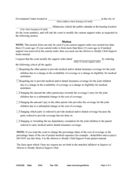 Form CSX2302 Notice of Motion and Motion to Modify Medical Support Only - Minnesota, Page 2