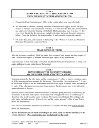 Form CSX2501 Instructions for Motion to Reinstate Recreational Licenses - Minnesota, Page 2