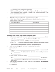 Form CSD203 Affidavit in Support of Motion to Modify - Minnesota, Page 2