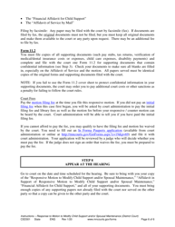 Form CSD301 Instructions for Response to Motion to Modify Child Support and/or Spousal Maintenance - Minnesota, Page 6