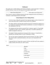 Form CSD902 Notice of Motion and Motion to Modify Medical Support Only - Minnesota, Page 3
